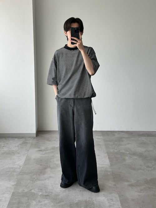 PG steven alan knock playground 44 新品未使用 STEVEN ALAN デッキシューズ 「PG × Steven Alan」 KNOCK BLACK