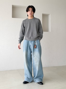 「アイテム（キーケース/キーアクセサリー）」を使った、sakuさん（メンズ・164cm）の秋コーディネート