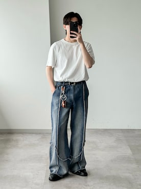 「アイテム（財布/小物）」を使った、sakuさん（メンズ・164cm）の夏コーディネート