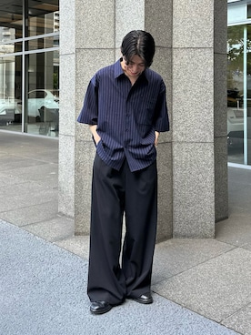「アイテム（サンダル）」を使った、sakuさん（メンズ・164cm）の夏コーディネート
