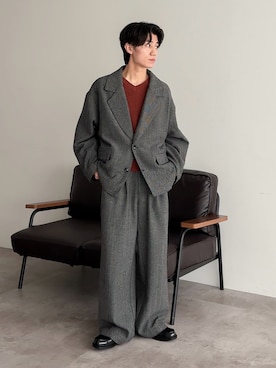 sakuさん（メンズ・164cm）の冬コーディネート