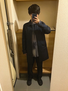 「H&M（エイチ・アンド・エム）のアイテム（ジャケット/アウター）」を使った、麻布レンジさん（メンズ・165cm）の春コーディネート