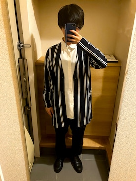 「BURBERRY（バーバリー）のアイテム」を使った、麻布レンジさん（メンズ・165cm）の春コーディネート