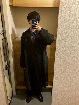 「BURBERRY（バーバリー）のアイテム」を使った、麻布レンジさん（メンズ・165cm）の春コーディネート