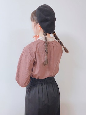 「chambre de charme（シャンブルドゥシャーム）のアイテム（トップス）」を使った、yuusaiさん（レディース・166cm）の秋コーディネート