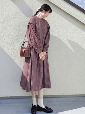 「REVEYU（レブユー）のREVEYU/ヘアクリップセット（バレッタ/ヘアクリップ、その他）」を使った、yuusaiさん（レディース・166cm）の秋コーディネート