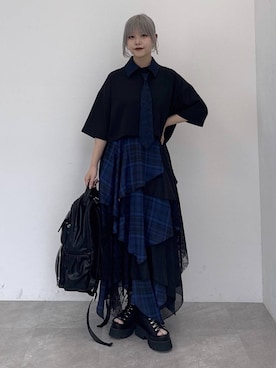 「HARE（ハレ）のアイテム（バックパック/リュック）」を使った、おひめさん（レディース・151cm）の春コーディネート