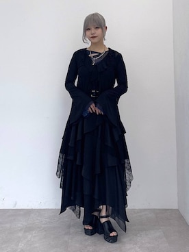 「HARE（ハレ）のアイテム（スカート）」を使った、おひめさん（レディース・151cm）の春コーディネート