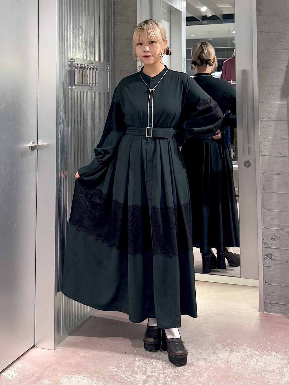 HARE（ハレ）の「レースラインタックワンピース(HARE)（ワンピース  