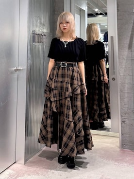 「アイテム（ベルト）」を使った、おひめさん（レディース・151cm・20代）の夏コーディネート