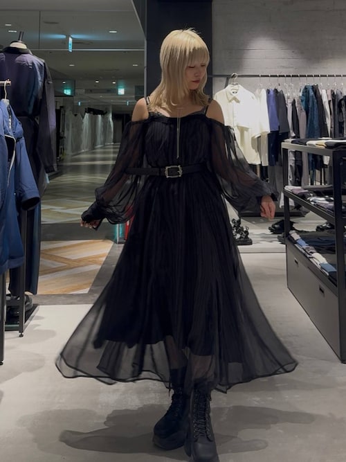 セール】【YUMA TAKAHASHI×HARE】オフショルキャミワンピース