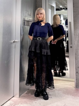 「アイテム（バングル/リストバンド）」を使った、おひめさん（レディース・151cm）の夏コーディネート
