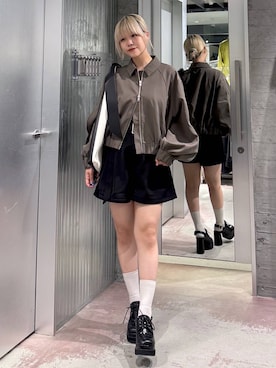 「アイテム（ブルゾン）」を使った、おひめさん（レディース・151cm・20代）の夏コーディネート