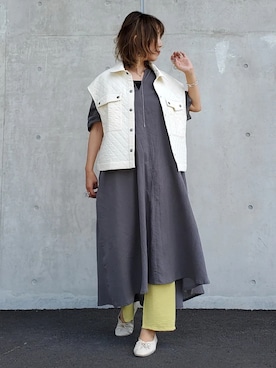 「NEUNA（ヌナ）のアイテム（パンツ）」を使った、☆suga☆さん（レディース・162cm）の春コーディネート