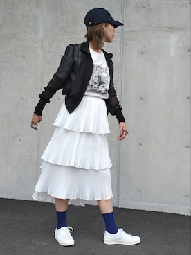 「Fukuske（フクスケ）のアイテム」を使った、☆suga☆さん（レディース・162cm）の春コーディネート