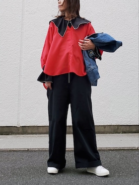 「はじめましてコーデ」｜「アイテム（サロペット/オーバーオール）」を使った、☆suga☆さん（レディース・162cm）の春コーディネート