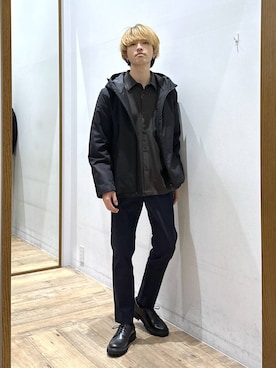 「アイテム（マウンテンパーカー）」を使った、おのさん（メンズ・175cm・20代）の秋コーディネート