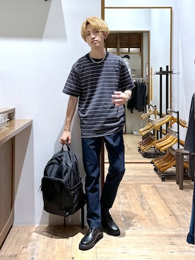 「アイテム（その他シューズ）」を使った、おのさん（メンズ・175cm）の夏コーディネート