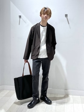 おのさん（メンズ・175cm）の春コーディネート