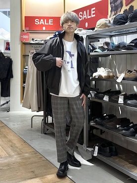 おのさん（メンズ・175cm）の春コーディネート