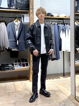「アイテム（スウェット）」を使った、おのさん（メンズ・175cm・20代）の秋コーディネート