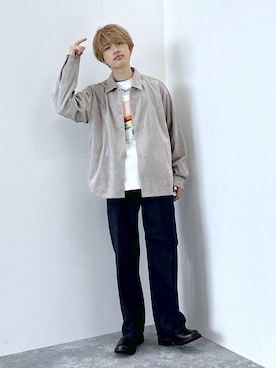 「アイテム（その他シューズ）」を使った、おのさん（メンズ・175cm）の秋コーディネート