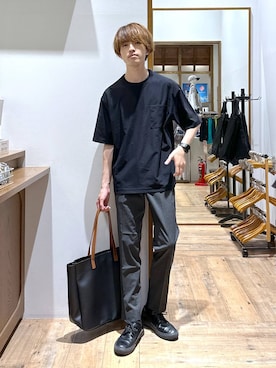 「アイテム（トートバッグ）」を使った、おのさん（メンズ・175cm・20代）の夏コーディネート
