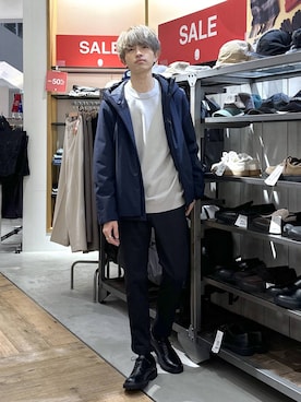 おのさん(メンズ・175cm)の春コーディネート