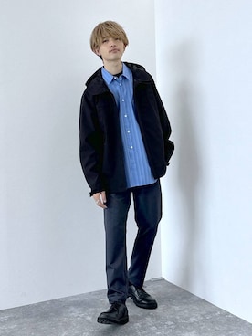 「アイテム（マウンテンパーカー）」を使った、おのさん（メンズ・175cm）の秋コーディネート