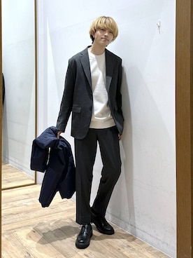 「アイテム（その他シューズ）」を使った、おのさん（メンズ・175cm・20代）の秋コーディネート