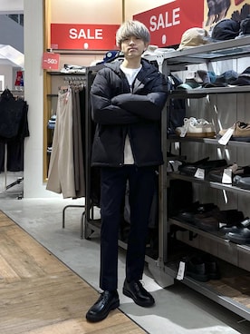 「GLOBAL WORK（グローバルワーク）のアイテム（トップス）」を使った、おのさん（メンズ・175cm）の春コーディネート