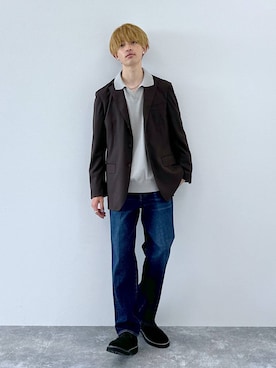 「アイテム（その他シューズ）」を使った、おのさん（メンズ・175cm）の秋コーディネート