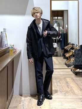 「アイテム（その他シューズ）」を使った、おのさん（メンズ・175cm・20代）の冬コーディネート