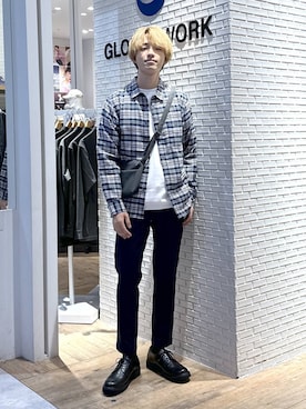 「アイテム（その他シューズ）」を使った、おのさん（メンズ・175cm・20代）の秋コーディネート