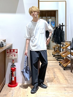 「アイテム（シューズ）」を使った、おのさん（メンズ・175cm・20代）の夏コーディネート