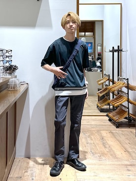 「GLOBAL WORK（グローバルワーク）のアイテム」を使った、おのさん（メンズ・175cm）の夏コーディネート