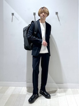 「GLOBAL WORK（グローバルワーク）のアイテム（パンツ）」を使った、おのさん（メンズ・175cm）の春コーディネート