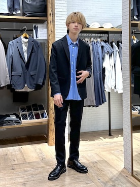 「アイテム（テーラードジャケット）」を使った、おのさん（メンズ・175cm・20代）の秋コーディネート