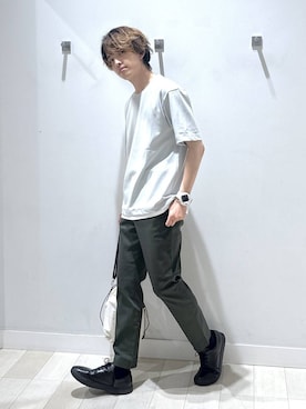 「GLOBAL WORK（グローバルワーク）のアイテム」を使った、おのさん（メンズ・175cm）の夏コーディネート