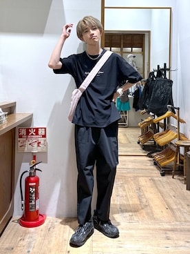 「アイテム（その他パンツ）」を使った、おのさん（メンズ・175cm）の夏コーディネート