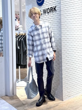 「アイテム（その他シューズ）」を使った、おのさん（メンズ・175cm・20代）の秋コーディネート