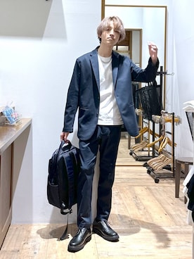 「アイテム（その他シューズ）」を使った、おのさん（メンズ・175cm）の秋コーディネート