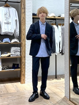 「アイテム（その他シューズ）」を使った、おのさん（メンズ・175cm・20代）の秋コーディネート