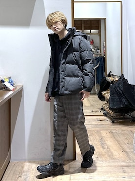 「GLOBAL WORK（グローバルワーク）のアイテム（トップス）」を使った、おのさん（メンズ・175cm）の冬コーディネート