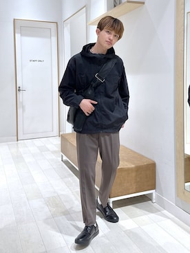 「GLOBAL WORK（グローバルワーク）のアイテム（シューズ）」を使った、おのさん（メンズ・175cm）の春コーディネート