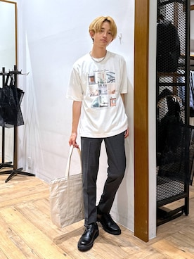 「アイテム（その他シューズ）」を使った、おのさん（メンズ・175cm）の夏コーディネート