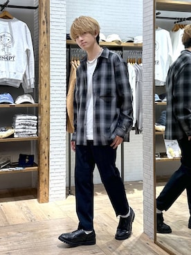 「アイテム（その他シューズ）」を使った、おのさん（メンズ・175cm）の秋コーディネート