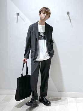 「GLOBAL WORK（グローバルワーク）のアイテム（ジャケット/アウター）」を使った、おのさん（メンズ・175cm）の春コーディネート