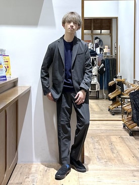 「旅行」｜おのさん（メンズ・175cm）の冬コーディネート