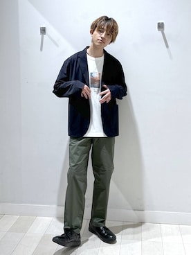 おのさん（メンズ・175cm）の春コーディネート